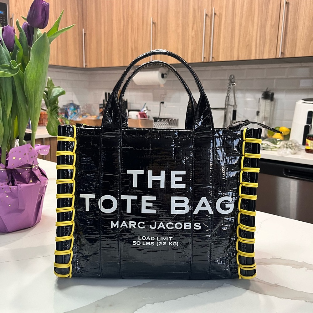Marc Jacobs The Tote Bag in black tarp size medium